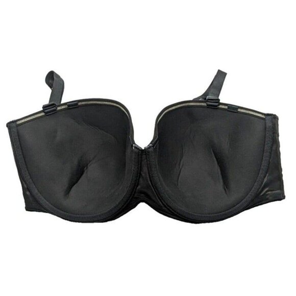 Lane Bryant Cacique Bra Multi Way Strapless Lightweight 40H w/ Black Straps - Picture 8 of 10